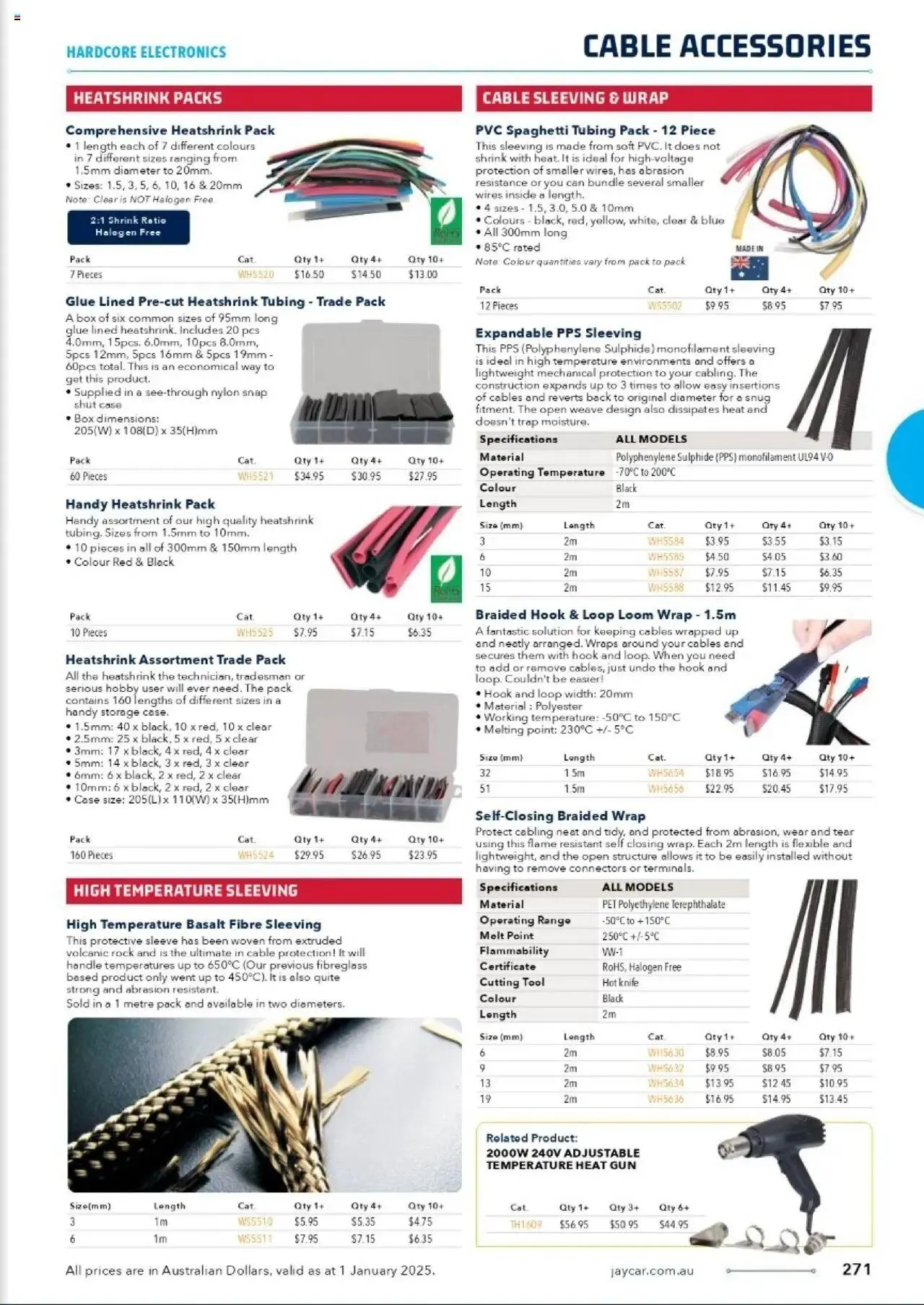 Jaycar Celebrating 40 Years in Electronics - Catalogue valid from 1 January to 29 August 2025 - page 217