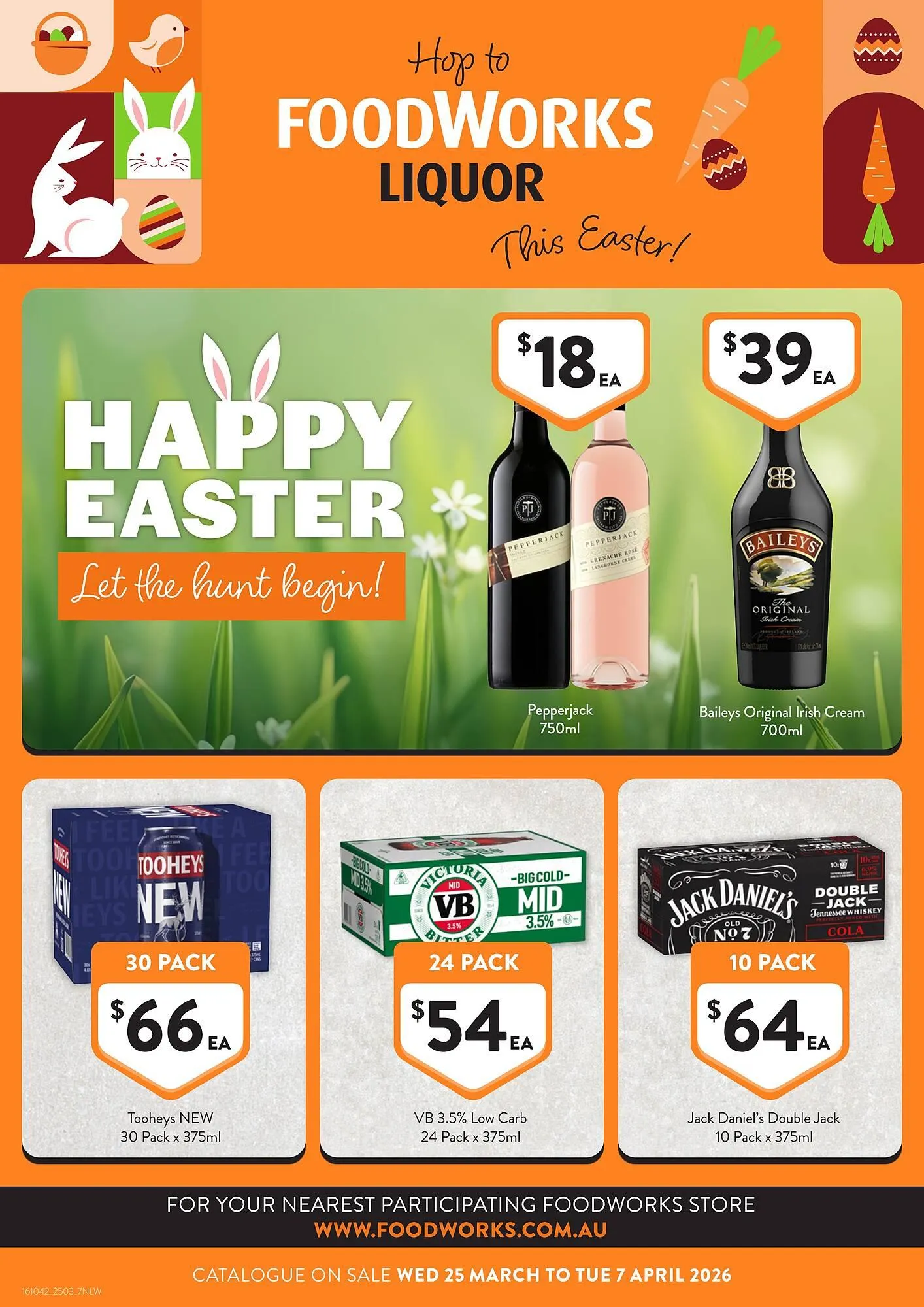 Foodworks catalogue - Catalogue valid from 25 March to 7 April 2026 - page 1