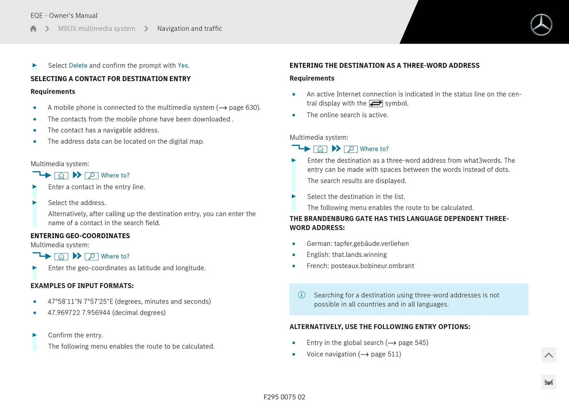 Mercedes-Benz catalogue - Catalogue valid from 11 September to 11 September 2025 - page 584