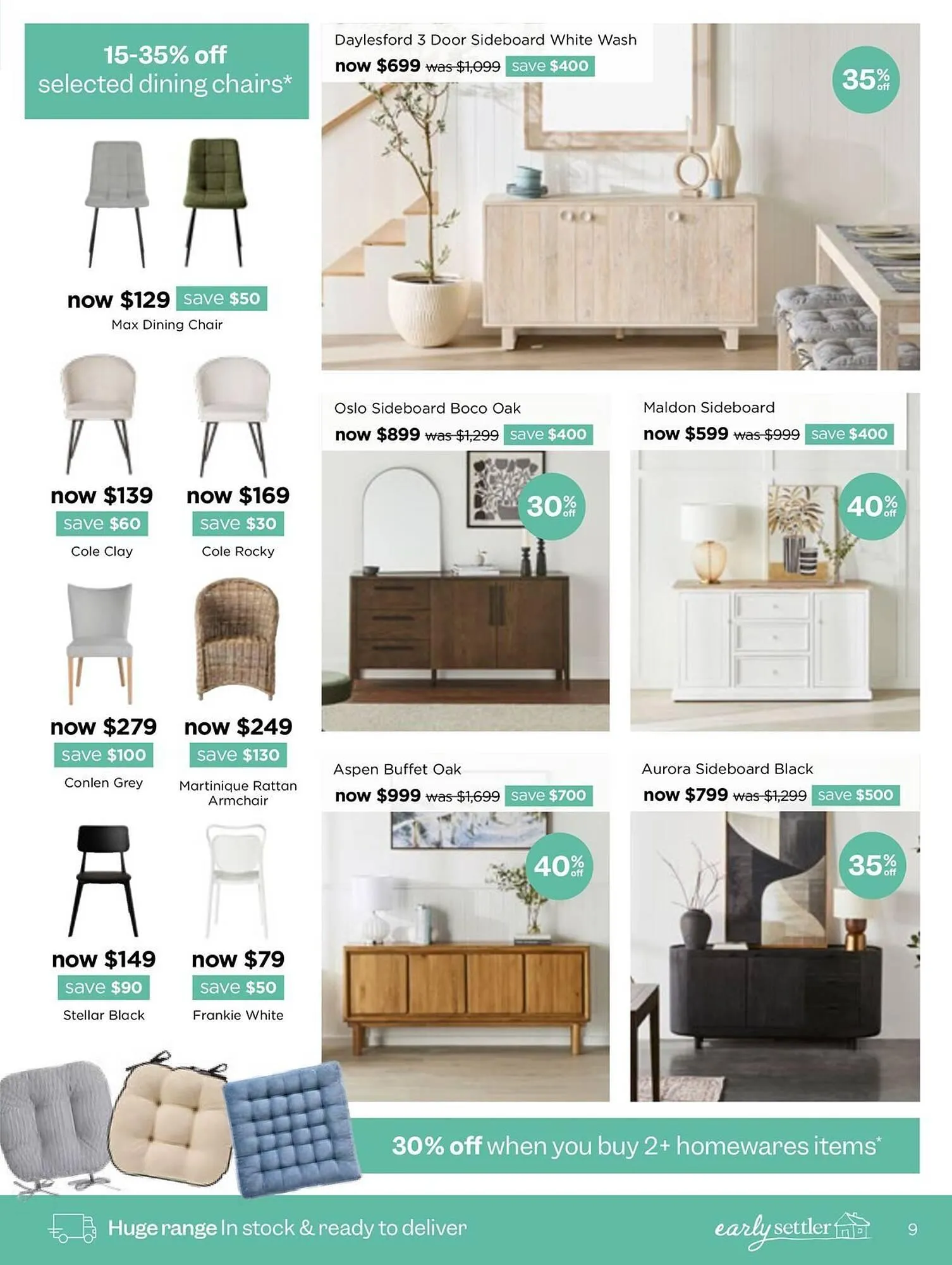 Early Settler catalogue - Catalogue valid from 21 August to 7 September 2025 - page 9