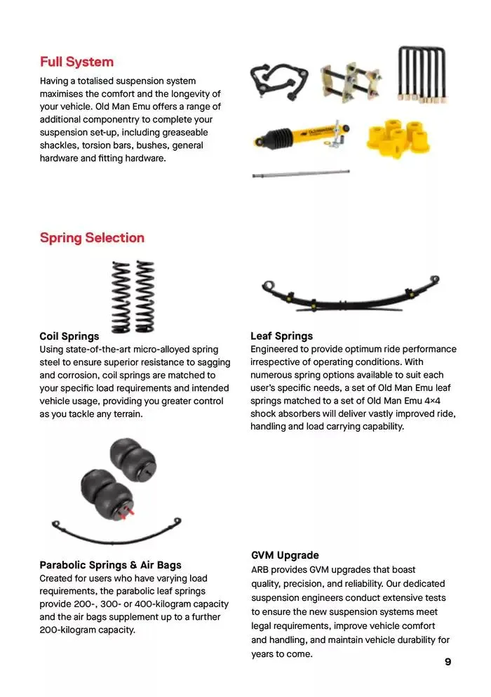 ARB Products - Catalogue valid from 22 January to 31 December 2025 - page 9