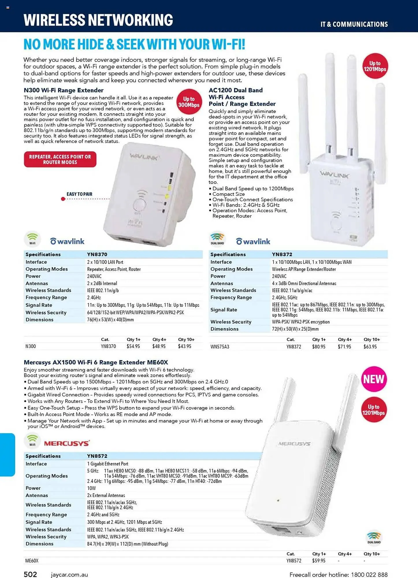 Jaycar Electronics catalogue - Catalogue valid from 8 July to 9 July 2026 - page 502