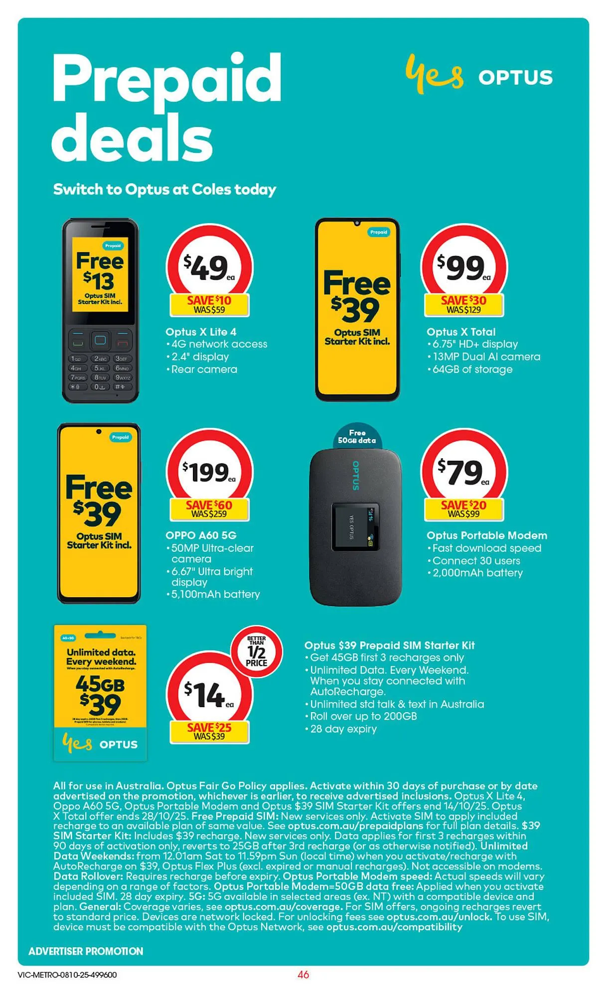 Coles catalogue - Catalogue valid from 8 October to 14 October 2025 - page 47