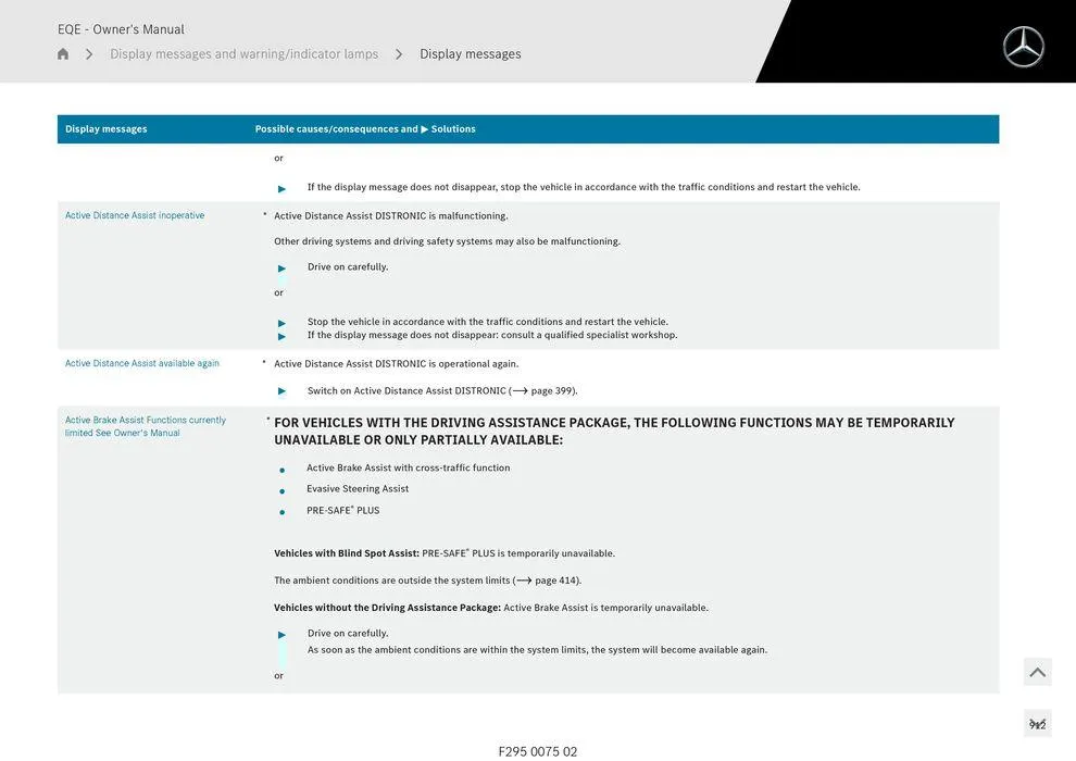 EQE Sedan - Catalogue valid from 11 September to 11 September 2025 - page 912