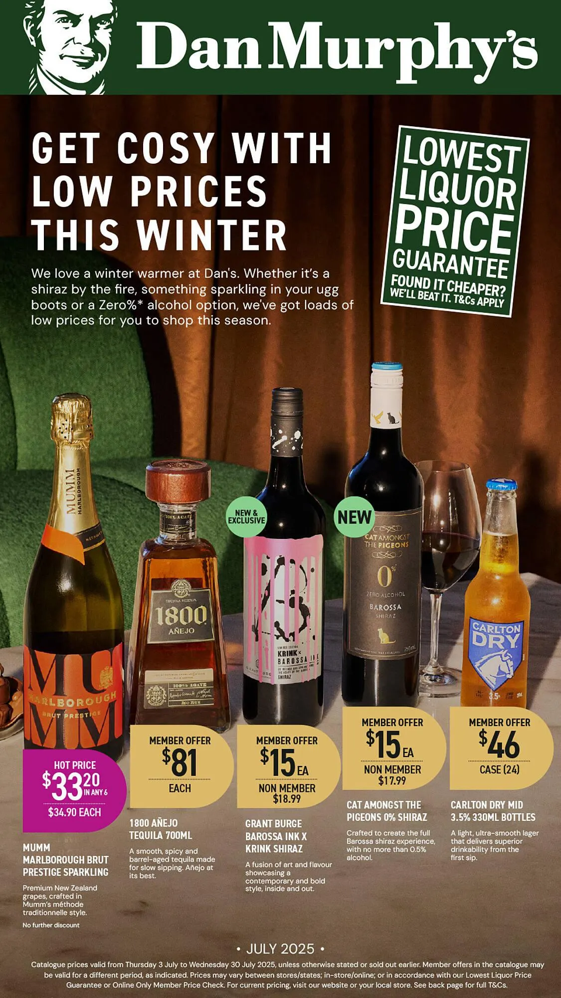 Dan Murphy's catalogue - Catalogue valid from 3 July to 30 July 2025 - page 1