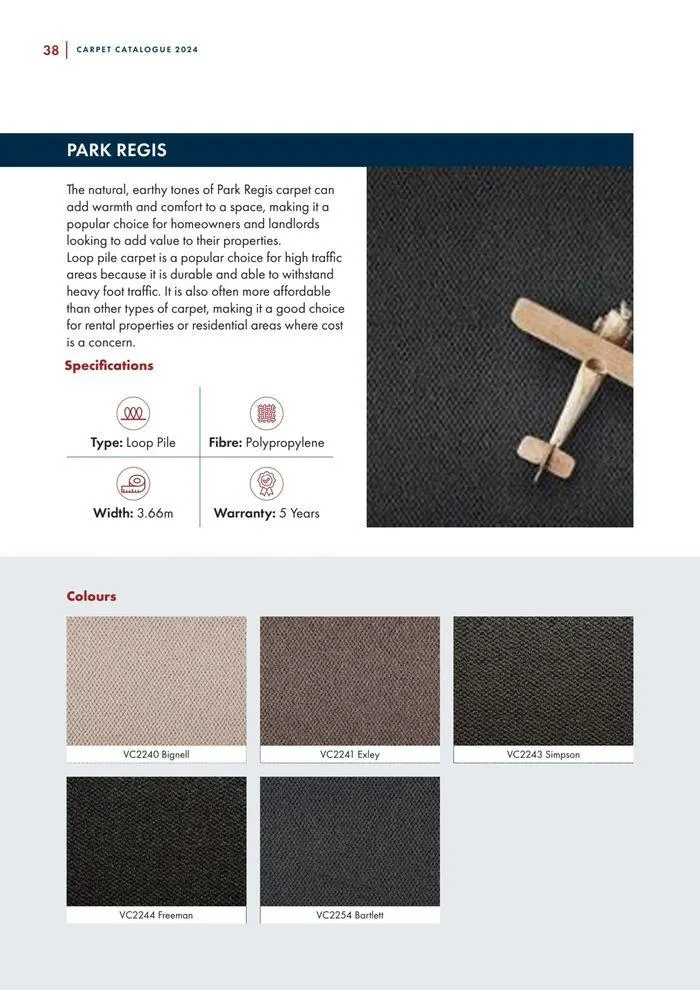 Carpet Catalogue - Catalogue valid from 24 September to 31 December 2024 - page 38