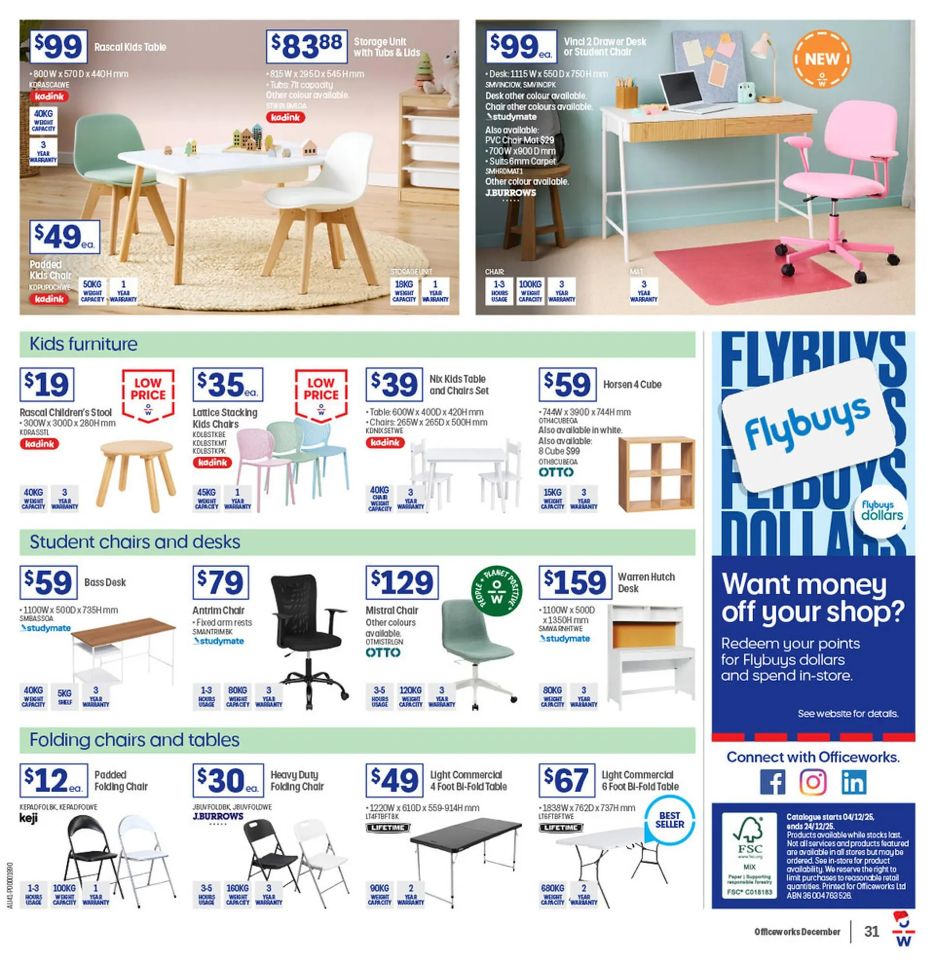 Officeworks catalogue - Catalogue valid from 4 December to 24 December 2025 - page 31
