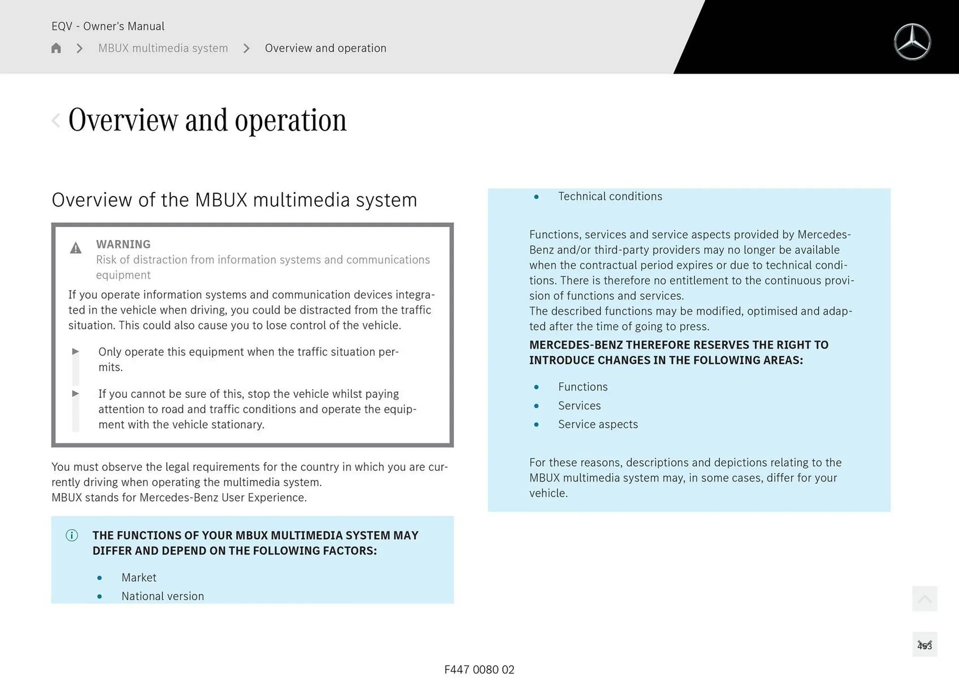 Mercedes-Benz catalogue - Catalogue valid from 11 September to 11 September 2025 - page 453