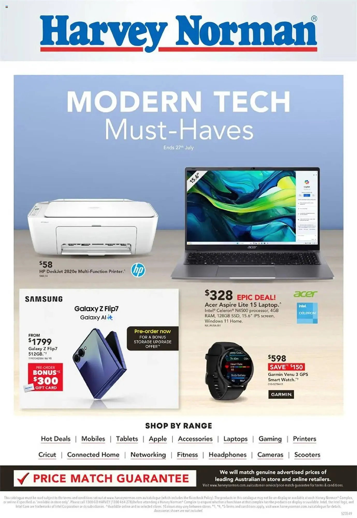 Harvey Norman catalogue - Catalogue valid from 9 July to 27 July 2025 - page 1