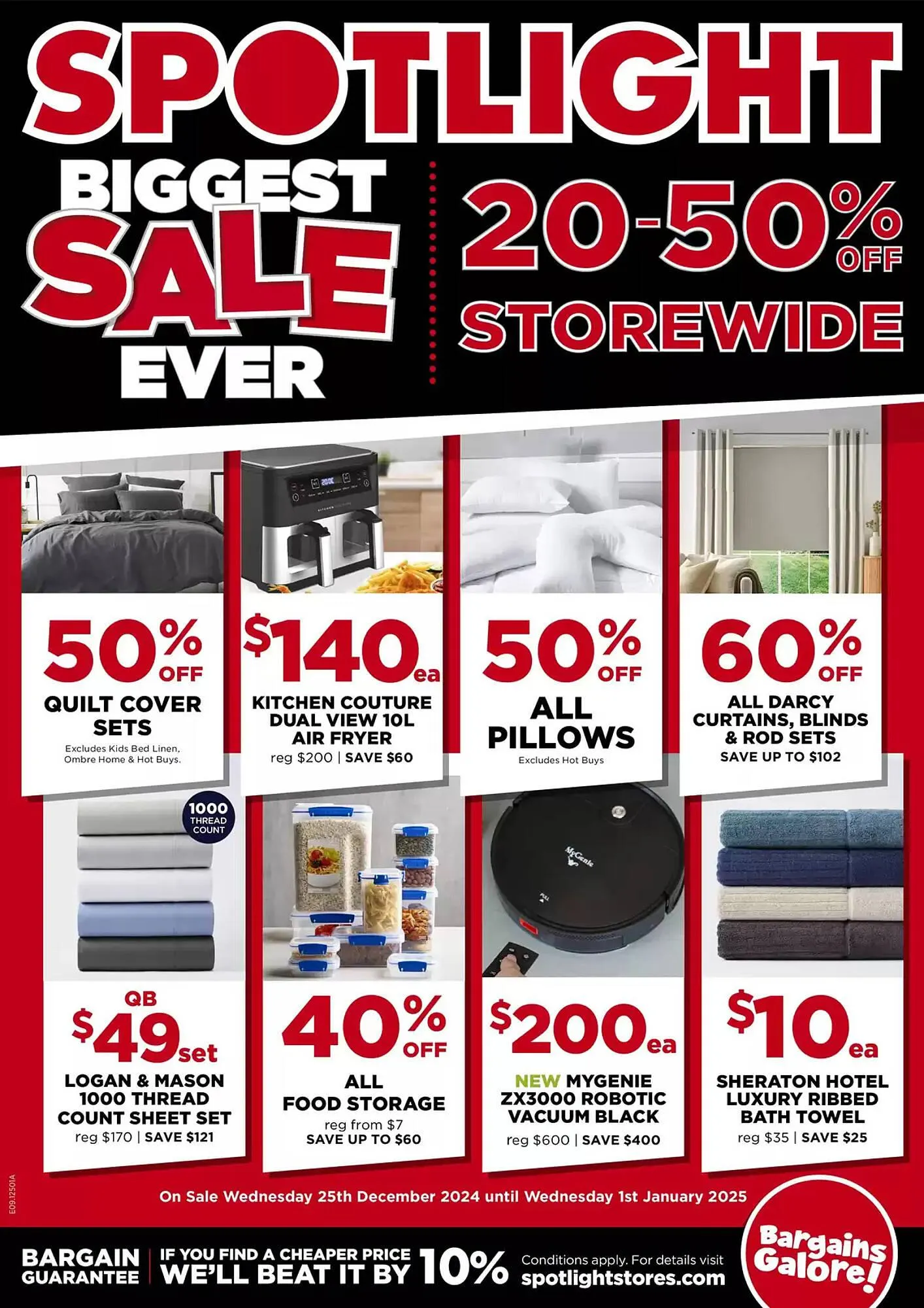 Spotlight catalogue - Catalogue valid from 26 December to 1 January 2025 - page 1