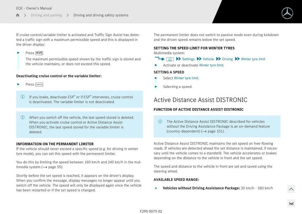 EQE Sedan - Catalogue valid from 11 September to 11 September 2025 - page 396