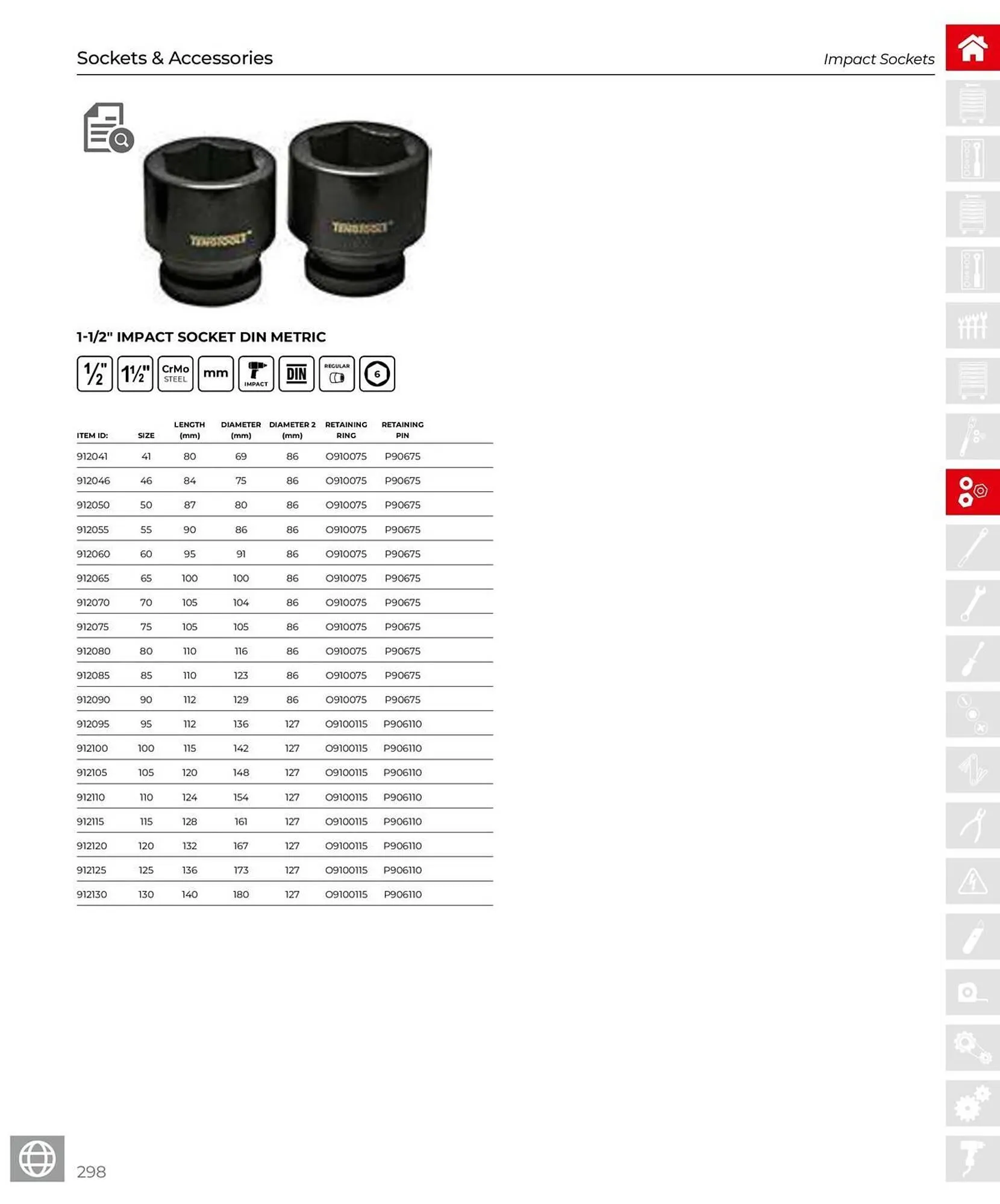 Teng Tools catalogue - Catalogue valid from 28 March to 31 December 2025 - page 299
