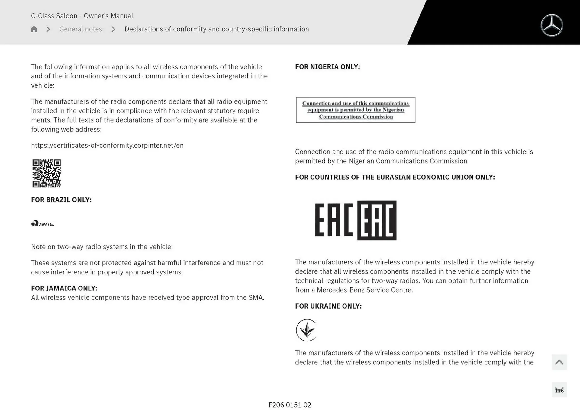 Mercedes-Benz catalogue - Catalogue valid from 28 April to 28 May 2025 - page 116