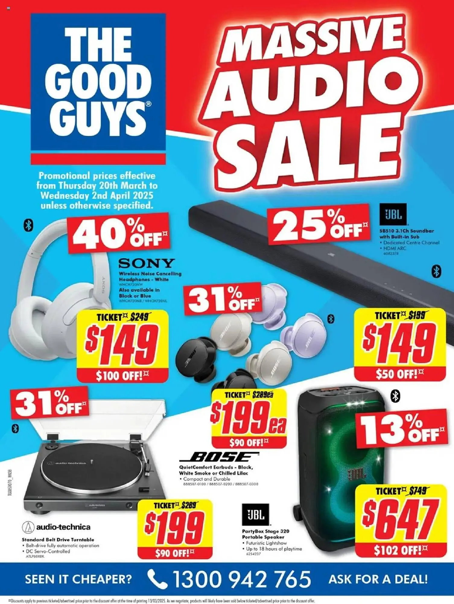 The Good Guys catalogue - Catalogue valid from 19 March to 2 April 2025 - page 1