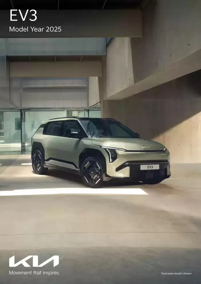 Kia EV3 - Catalogue valid from 12 March to 12 March 2026 - page 1