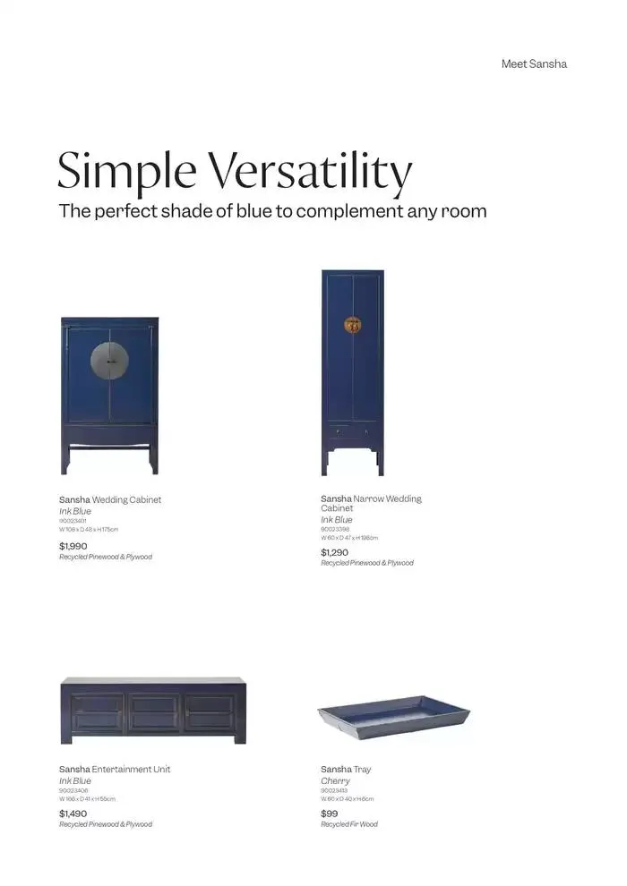 Sansha Collection - Catalogue valid from 9 September to 31 March 2025 - page 15