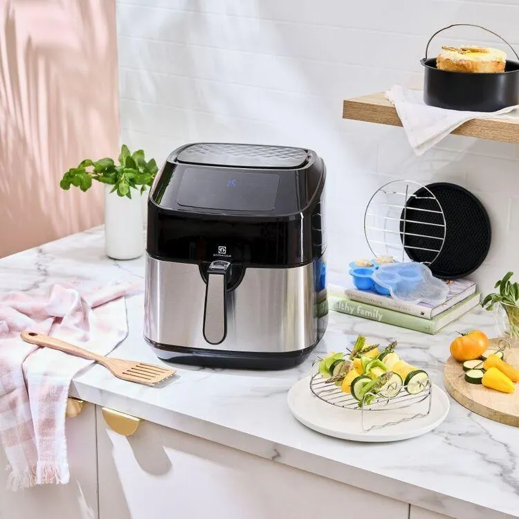 Smith & Nobel XL Air Fryer Stainless Steel/Black IA4126A