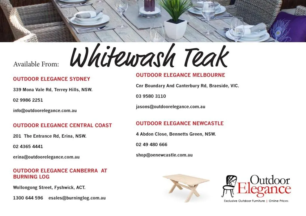 Whitewash Teak - Catalogue valid from 13 May to 31 March 2025 - page 56