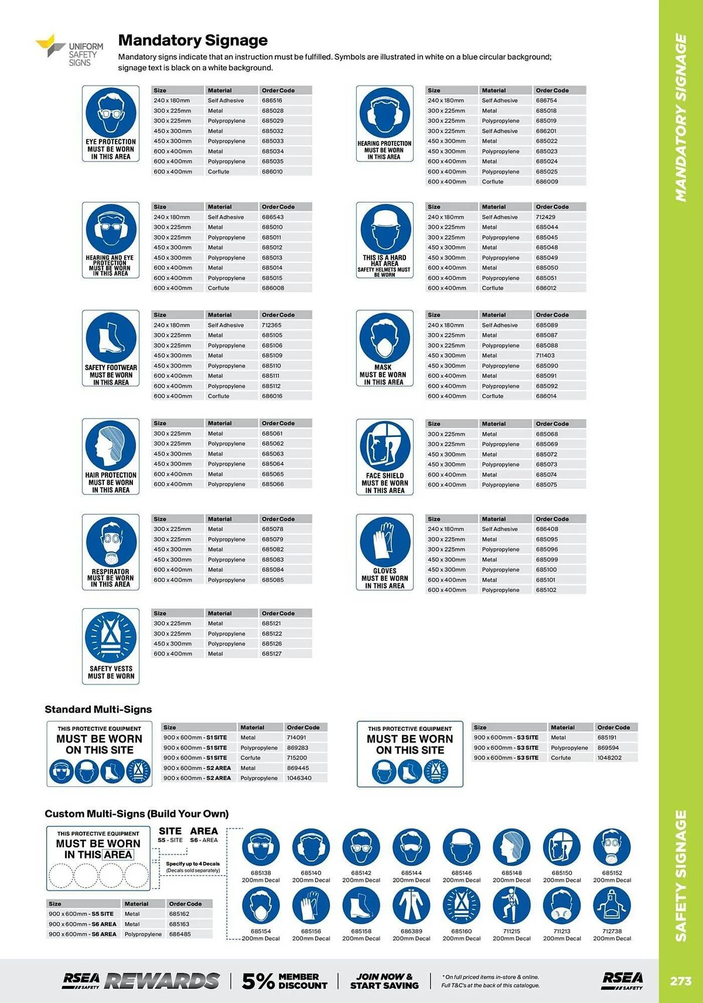 RSEA Safety catalogue - Catalogue valid from 1 August to 31 December 2025 - page 271