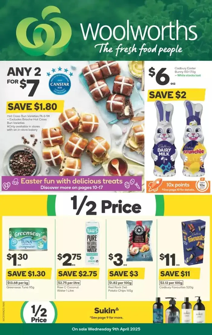 Weekly Specials - 09/04 - Catalogue valid from 9 April to 15 April 2025 - page 1