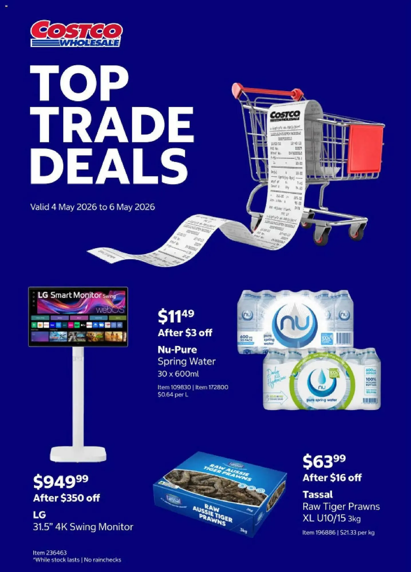 Costco catalogue - Catalogue valid from 4 May to 6 May 2026 - page 1