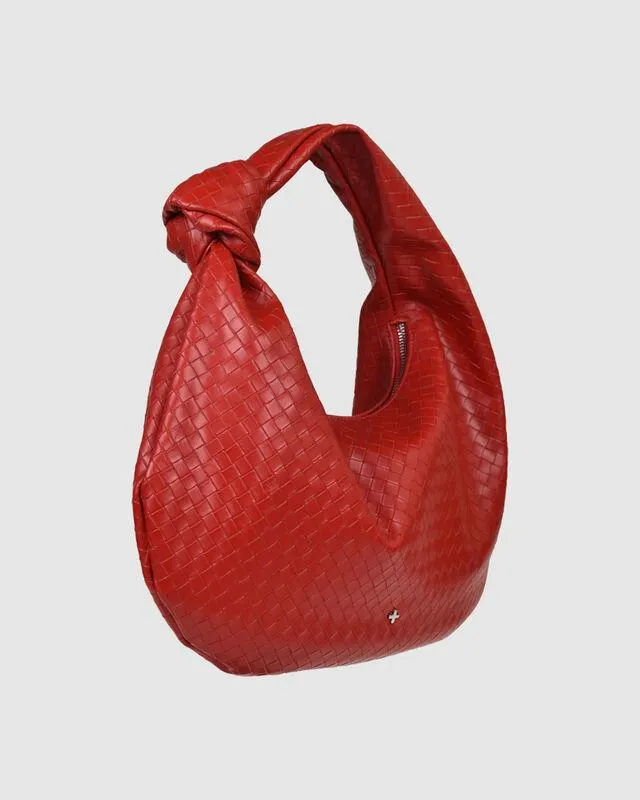 Evity Bag in Red Weave