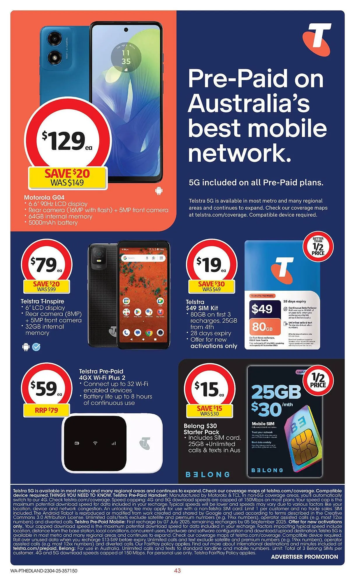 Coles catalogue - Catalogue valid from 22 April to 29 April 2025 - page 43