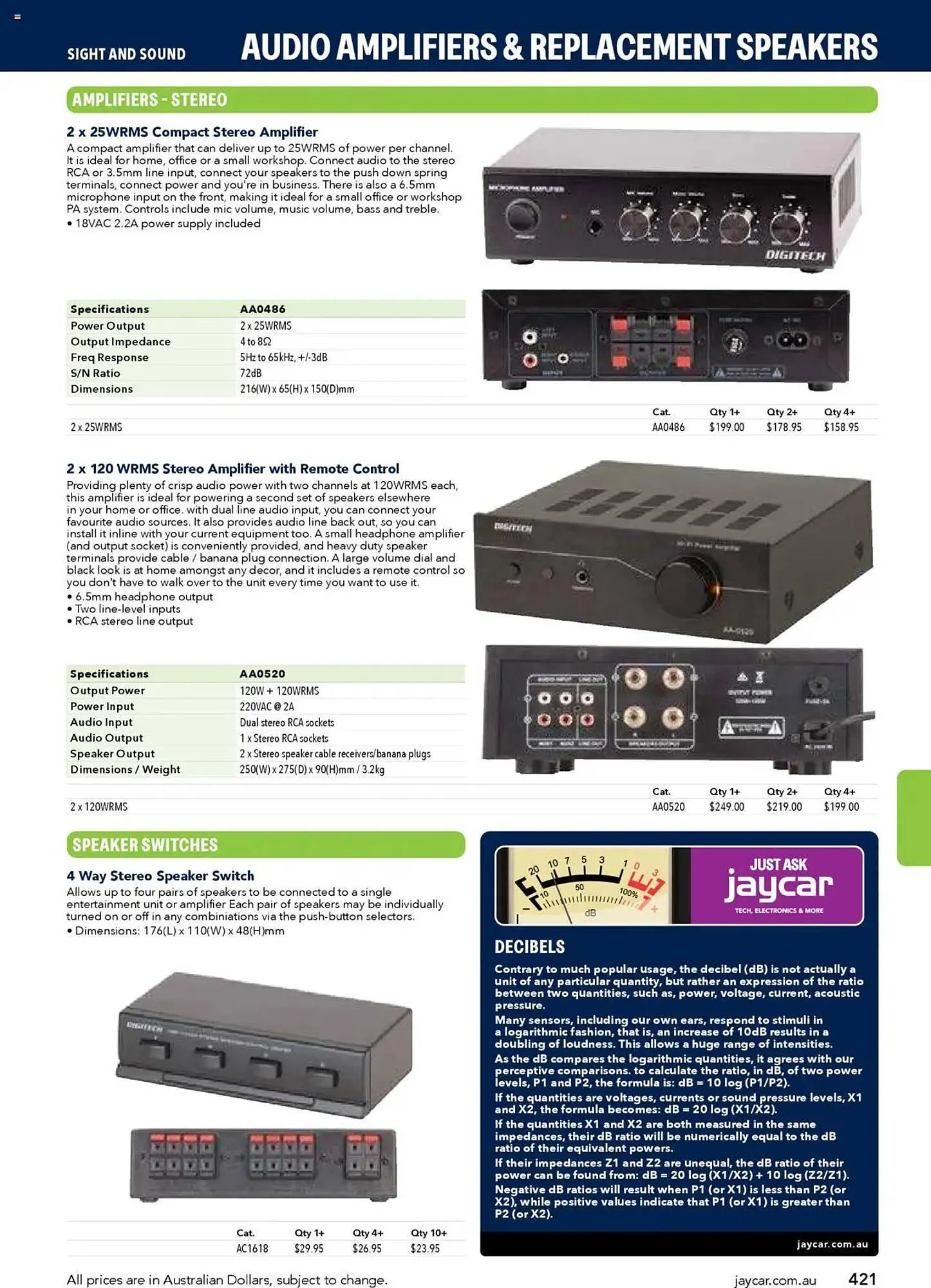 Jaycar Electronics catalogue - Catalogue valid from 8 July to 9 July 2026 - page 421