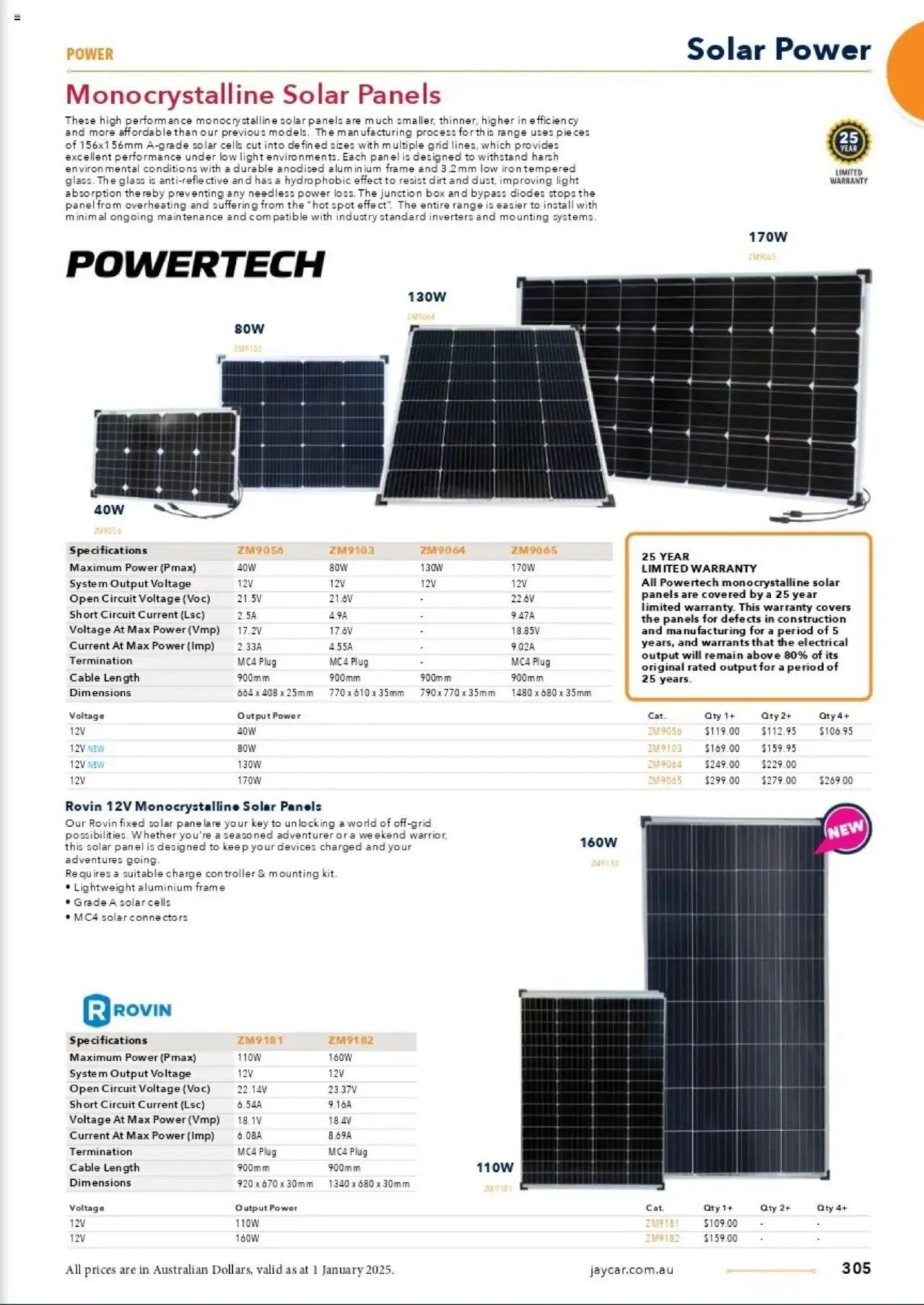 Jaycar Celebrating 40 Years in Electronics - Catalogue valid from 1 January to 29 August 2025 - page 243
