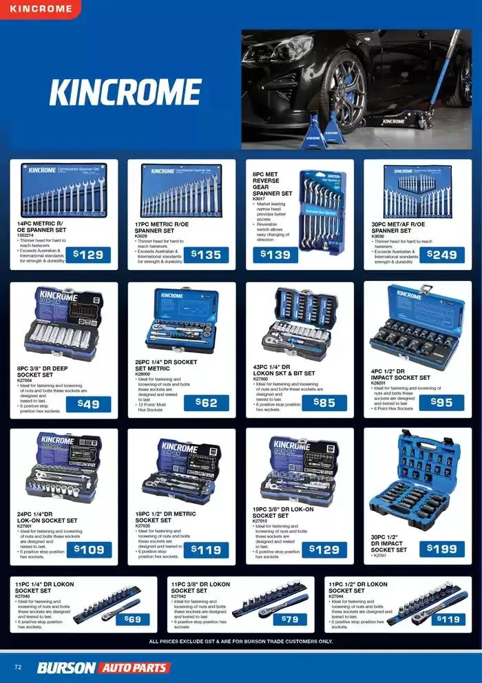 Tools And Equipment - Catalogue valid from 1 April to 30 June 2025 - page 72