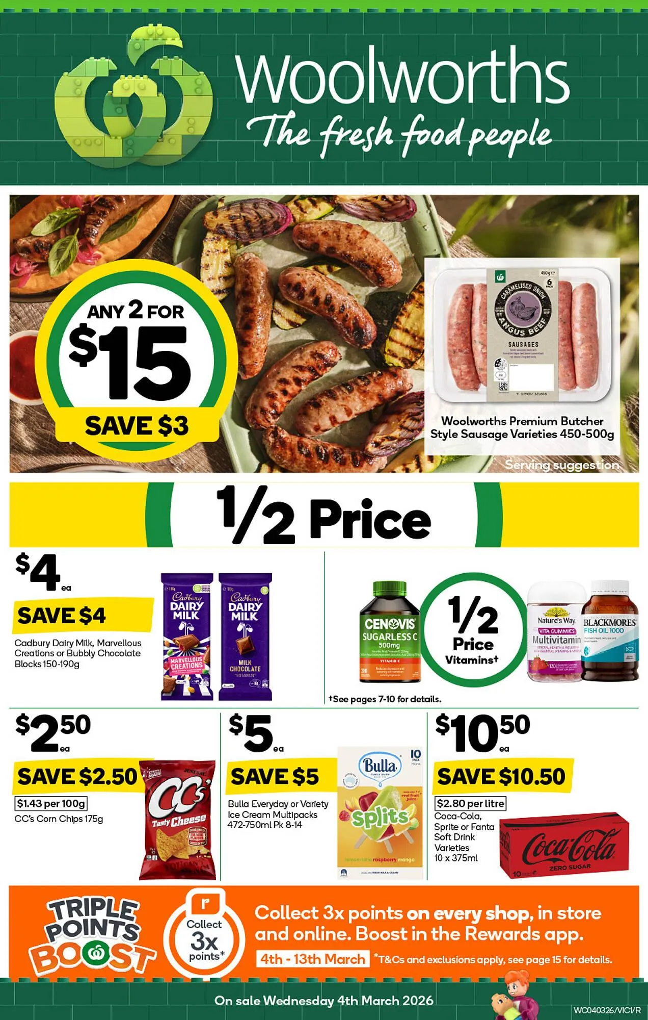 Woolworths catalogue - Catalogue valid from 4 March to 10 March 2026 - page 1