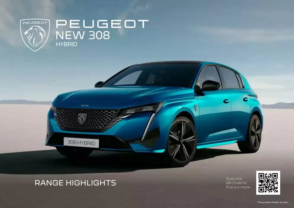 Peugeot 308 HYBRID BROCHURE - Catalogue valid from 29 November to 29 November 2025 - page 1