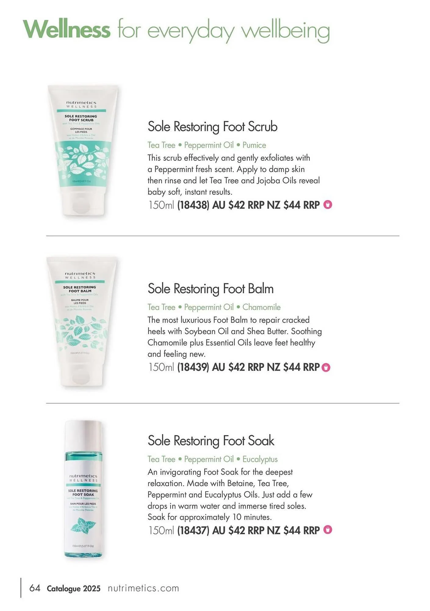 Nutrimetics catalogue - Catalogue valid from 16 January to 31 December 2025 - page 64