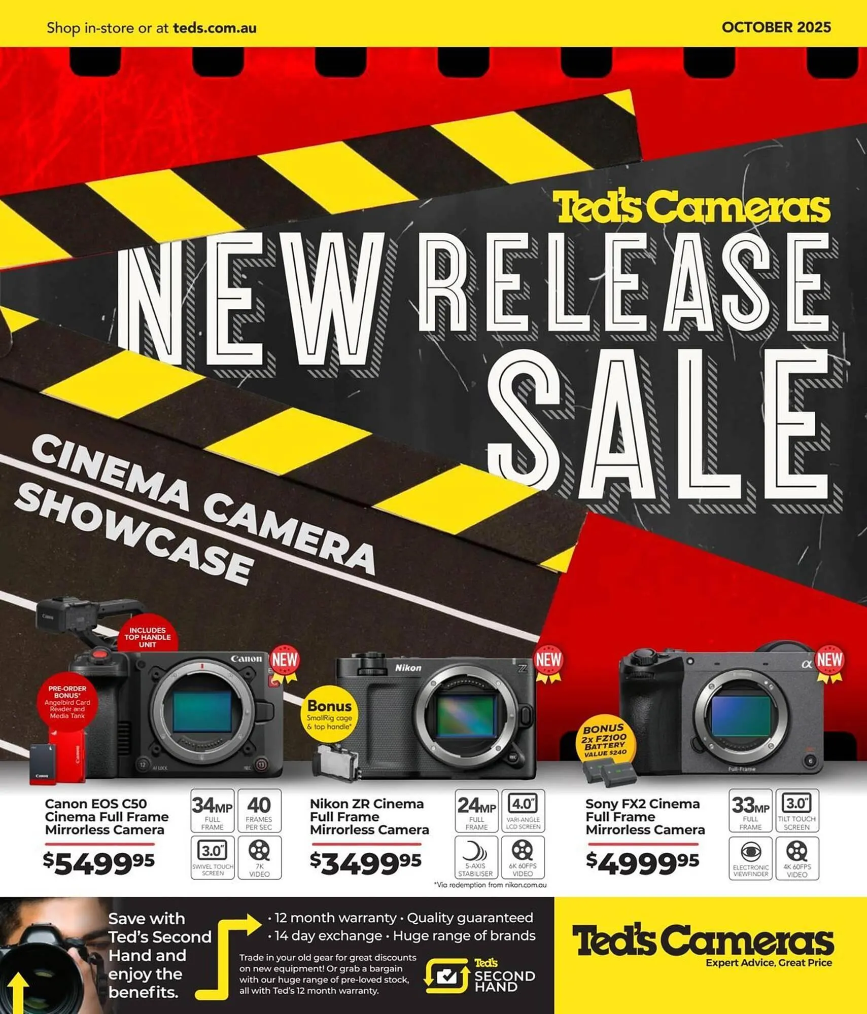 Teds Cameras catalogue - Catalogue valid from 9 October to 2 November 2025 - page 1