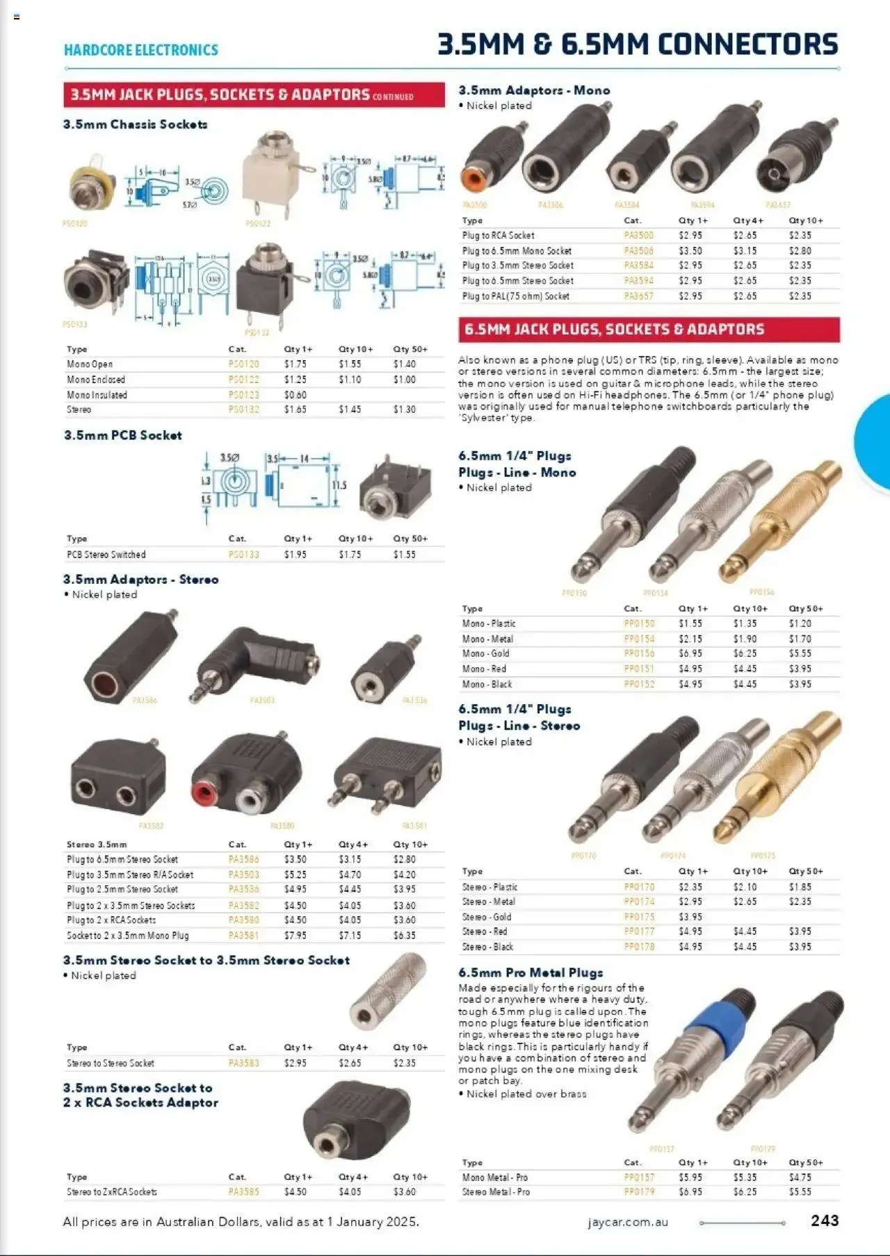 Jaycar Celebrating 40 Years in Electronics - Catalogue valid from 1 January to 29 August 2025 - page 193