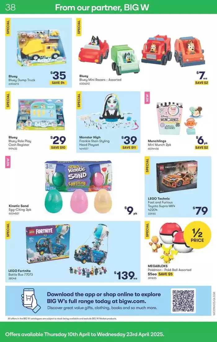 Weekly Specials - 09/04 - Catalogue valid from 9 April to 16 April 2025 - page 38