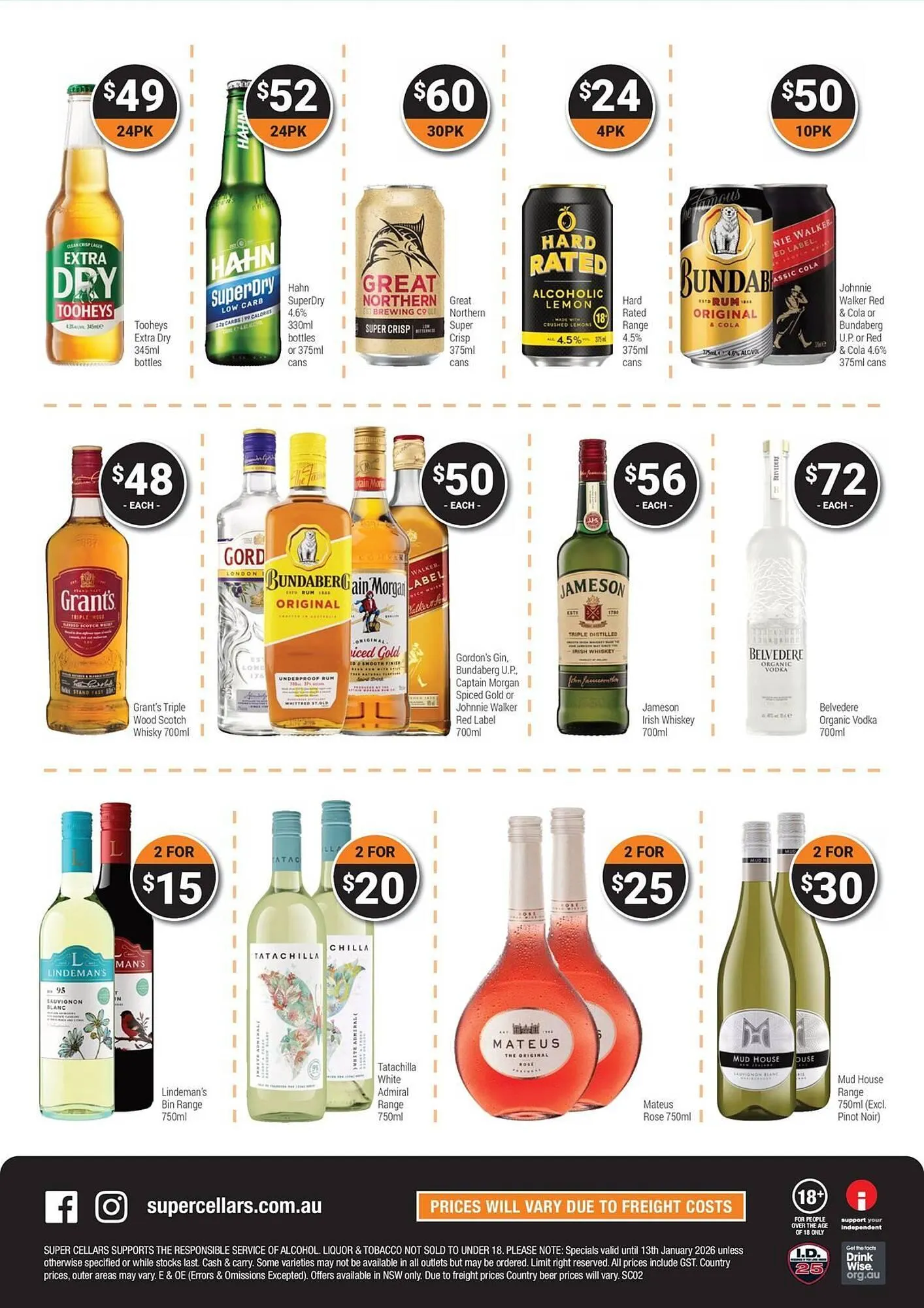 Super Cellars catalogue - Catalogue valid from 31 December to 13 January 2026 - page 2