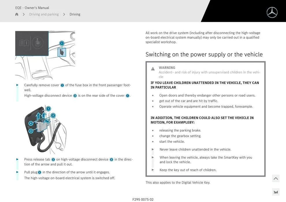 EQE Sedan - Catalogue valid from 11 September to 11 September 2025 - page 314