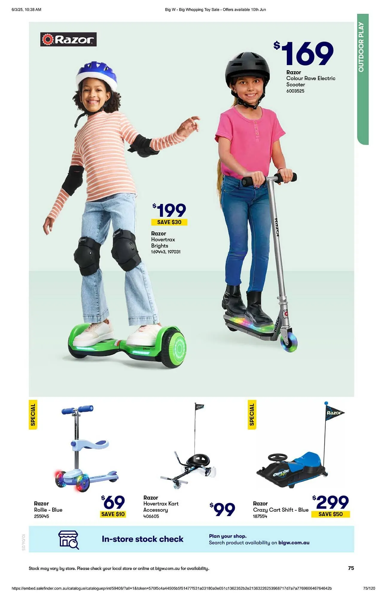 BIG W catalogue - Catalogue valid from 10 June to 9 July 2025 - page 75