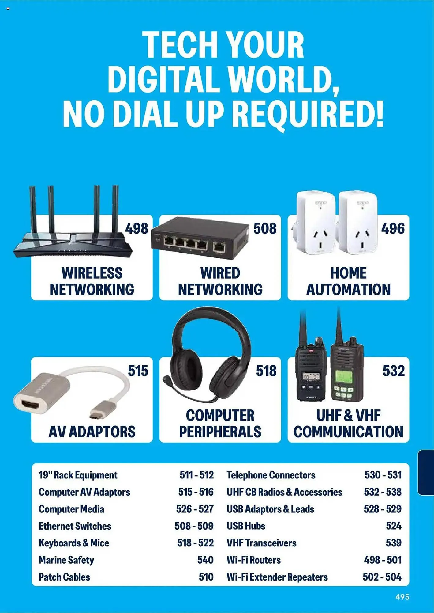 Jaycar Electronics catalogue - Catalogue valid from 8 July to 9 July 2026 - page 495