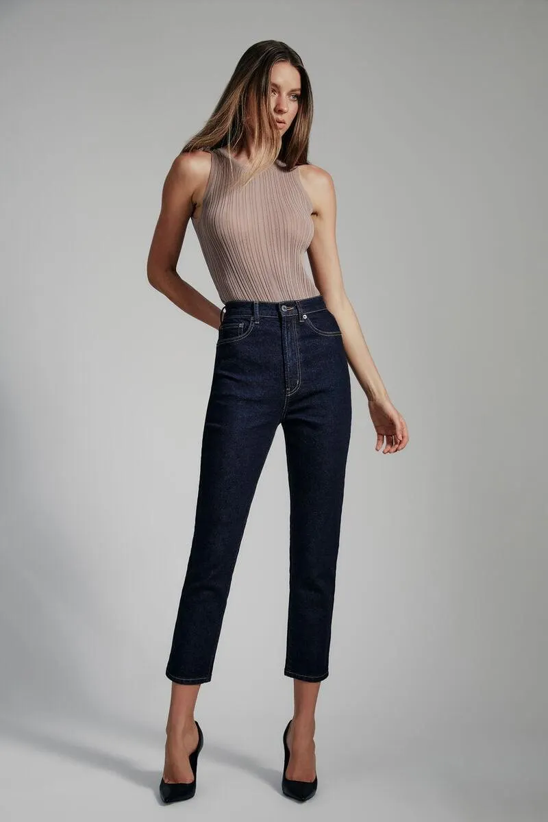 heidi straight leg jeans ⅱ in dark