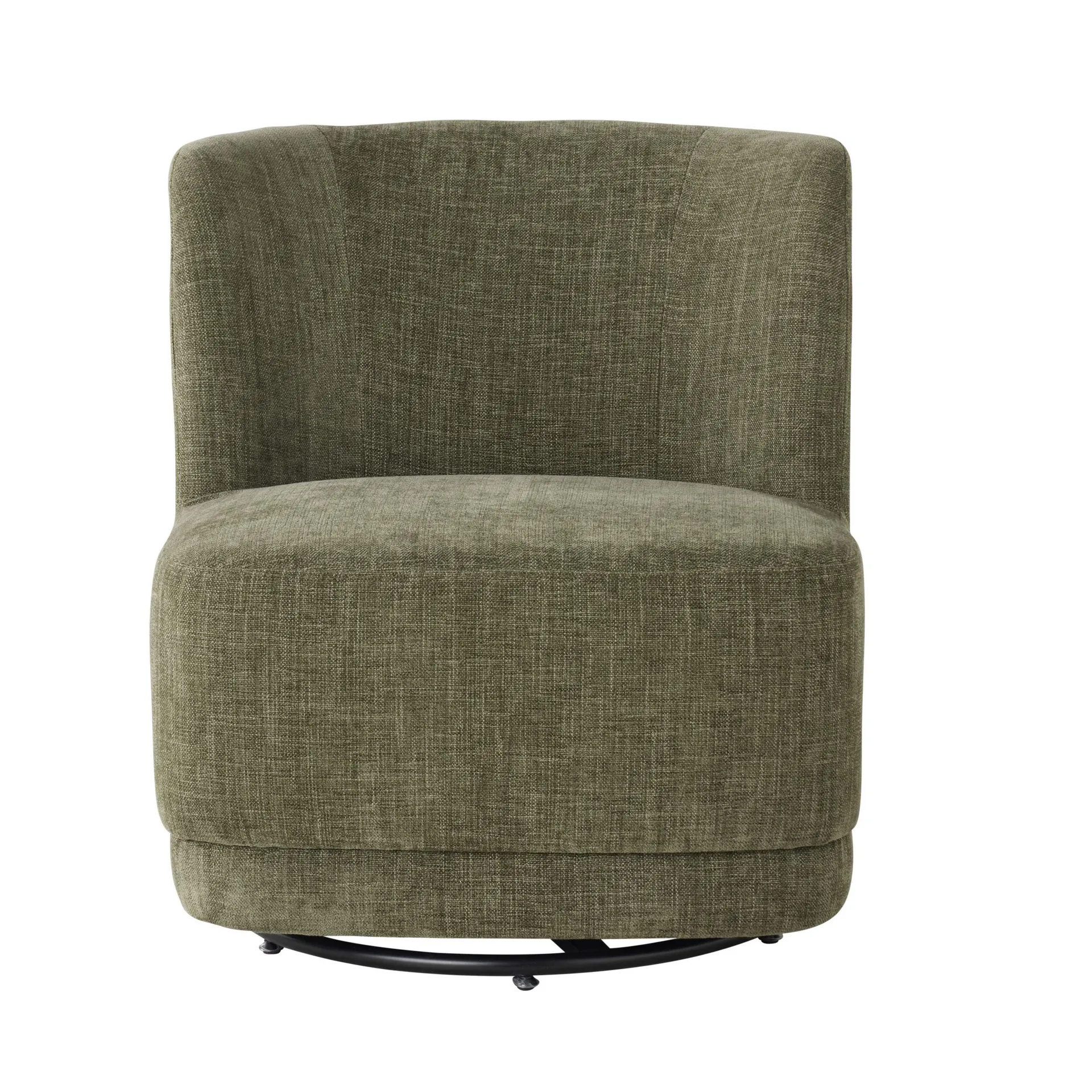 Amala Swivel Occasional Chair Fern Green Weave