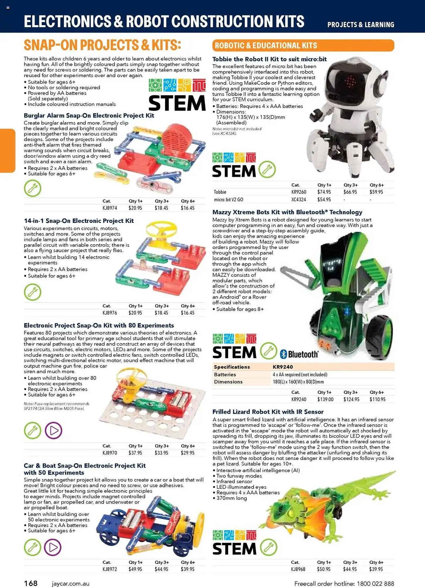 Jaycar Electronics catalogue - Catalogue valid from 8 July to 9 July 2026 - page 168