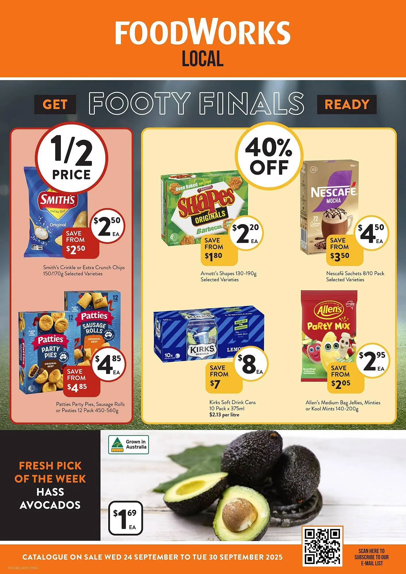 Foodworks catalogue - Catalogue valid from 24 September to 30 September 2025 - page 1