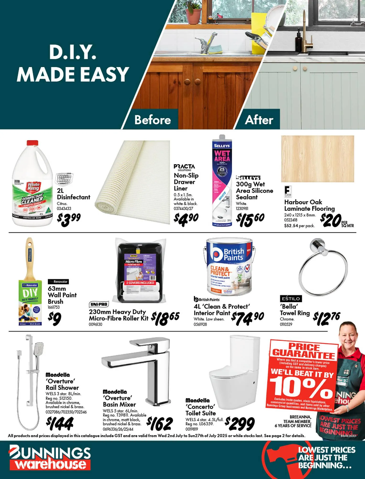 Bunnings catalogue - Catalogue valid from 2 July to 27 July 2025 - page 1