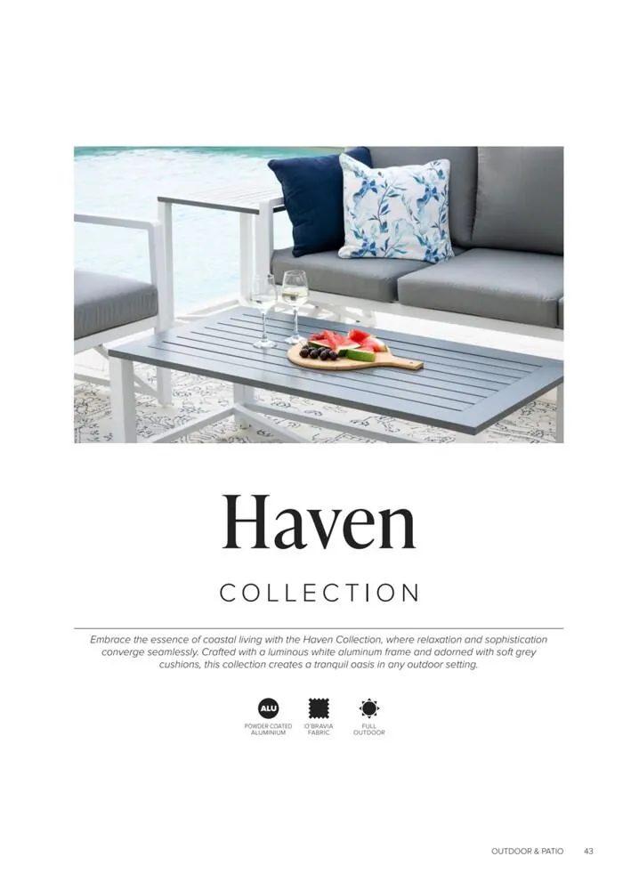 Outdoor & Patio - Catalogue valid from 16 October to 31 January 2025 - page 43