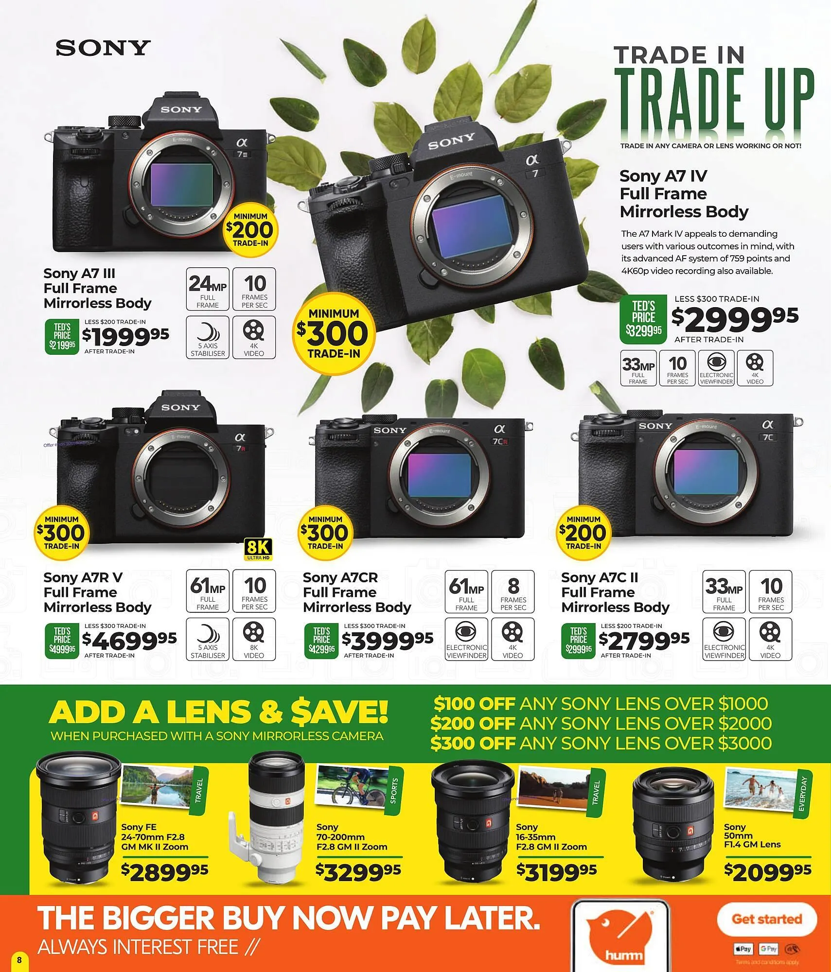 Teds Cameras catalogue - Catalogue valid from 1 September to 30 September 2025 - page 8