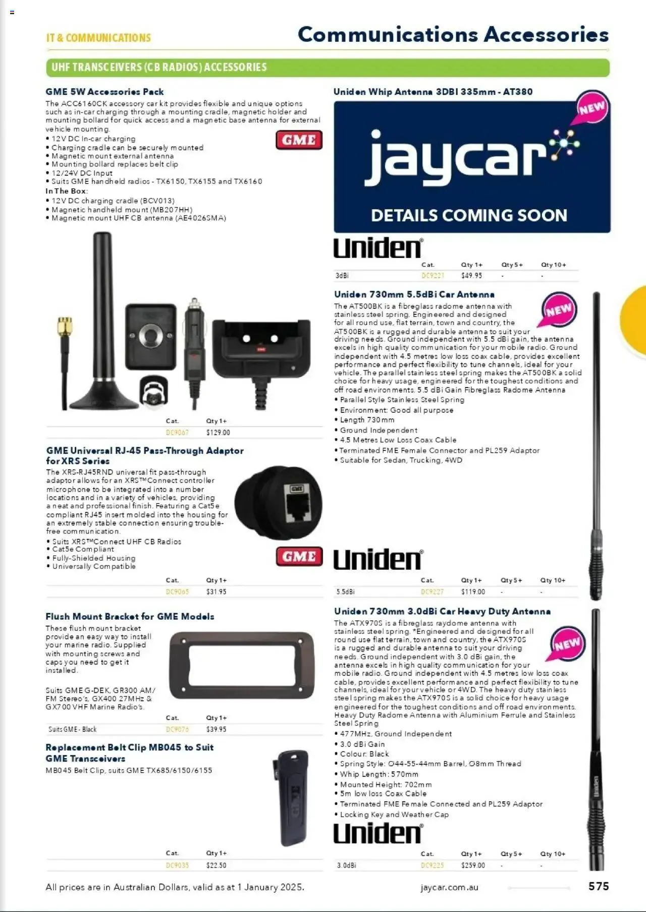 Jaycar Celebrating 40 Years in Electronics - Catalogue valid from 1 January to 29 August 2025 - page 503
