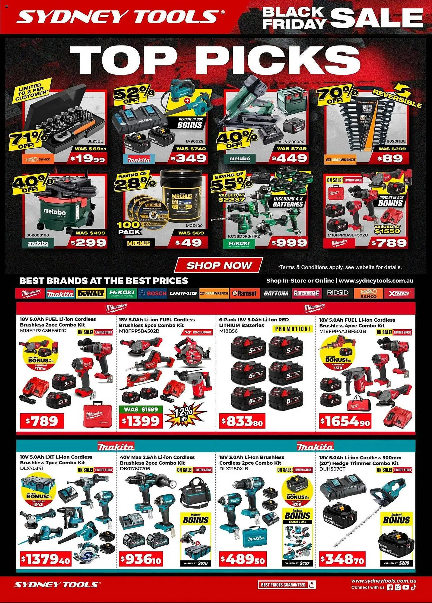 Sydney Tools catalogue - Catalogue valid from 16 November to 1 December 2025 - page 1