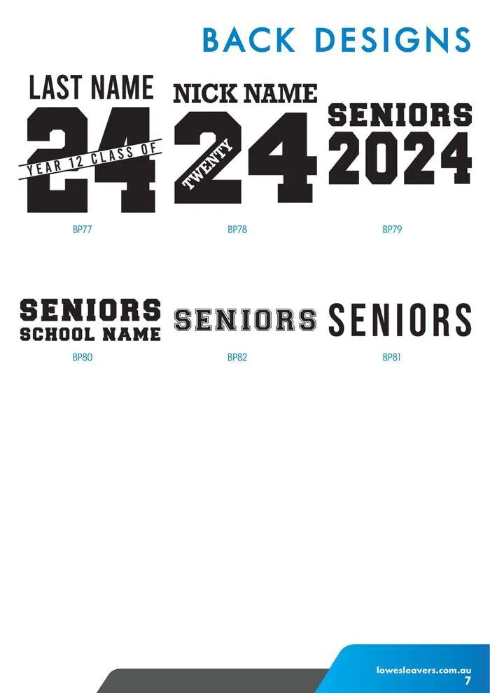 School Leavers 2024 - Catalogue valid from 24 January to 31 December 2024 - page 7